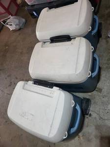 Igloo MaxCold Island Breeze Roller 50 Quart Coolers (Lot of 3)