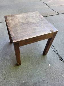Wood Side Table or Stool