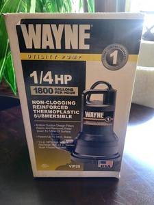 Wayne VIP25 14 HP Utility Pump 1800 GPH