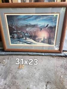 Terry Redlin the Sharing Season Framed Print