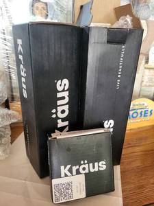 Kraus Mounting Ring & Pop Up Drain Mixed Lot (3 Pieces)