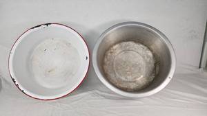 Enamel and Aluminum Bowls