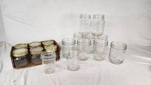 Lot of Canning Jars