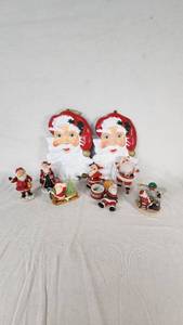 Santa Claus Figurines and Wall Decor