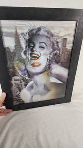 Marilyn Monroe Framed Lenticular Holo Print