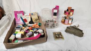 Sewing Kit with Threads, Needles, and Accessories