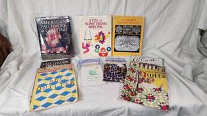 Quilting and Crochet Craft Book Collection including Better Homes and Gardens American Patchwork & Quilting, Stitch Something Special, and 150 Favorite Crochet Designs