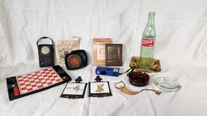 Coca-Cola Bottle, Kodak Mickey-Matic Camera, and Collectibles