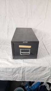 Cole Steel Index Card Filing Cabinet