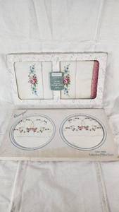 Penneys and Osage Embroidered Pillow Cases Set
