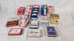 Lot of Assorted Playing Card Decks from Various Brands