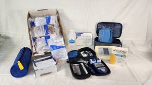 Medical Equipment including ReliOn Ultima Blood Glucose Monitoring System, Digital Blood Pressure Monitor, and BD Insulin Syringes