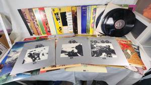 Vinyl Record Collection including John Denver, Waylon Jennings, and Rhumba Festival