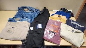 Mens Clothing Lot featuring George Dress Pants and Multiple Shirts