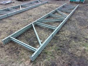 2- Tear Drop Style Pallet Racking Uprights