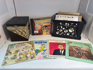 Huge Lot of Records & Case
