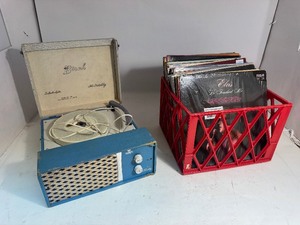 Record Player & Records