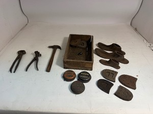 Lot of Vintage Shoe Repair Items