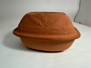 Clay Pot Terra Cotta Roaster Roscan Braten Topf Dutch Oven Lid Bottom