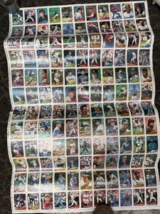 Vintage Roll Of Uncut Baseball Cards 1989 Topps
