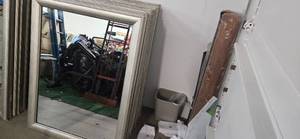 Lot of 15 large mirrors (Dimensions: 37"W x 46"H).