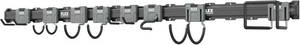 Flex Track-Lock 10 Piece All Purpose Wall Storage Set