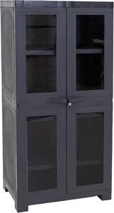 Sunnydaze Resin Storage Cabinet (Charcoal)