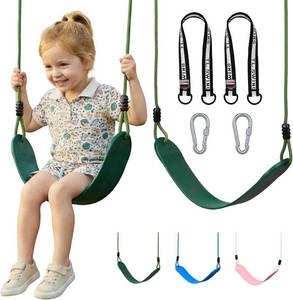 HeyZoo Heavy Duty Kids Swing Seat with Adjustable Rope