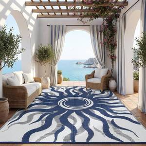 Garvee 8 X 10 Waterproof Patio Rug