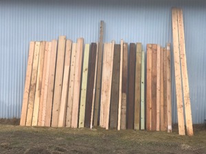 Lot of Lumber - Green Treat - Pine and Oak - See description for more info