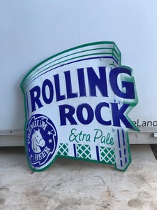 Rolling Rock Extra Pale Premium Beer Tin Sign