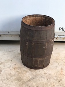 Vintage Wooden Whiskey Barrel