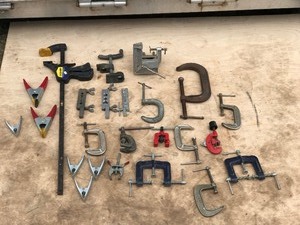 Bar Clamps - C-Clamps - Battery Terminal Puller - Tube Cutting Flaring Tool - Stanley Corner Vise  Clamp and More