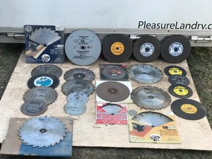 Lot of Saw Blades - Used & New - Wood - Metal & More