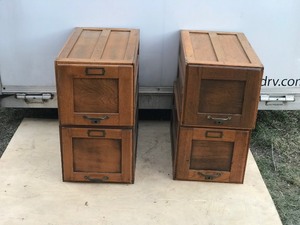 4 - Individual Solid Wood File Cabinets
