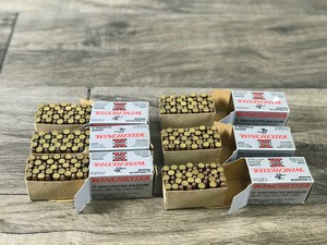 6 - Full Boxes of 22 Winchester Magnum Jacketed Hollow Point