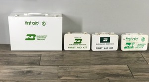 4 - Burlington Northern Railroad First Aid Kits