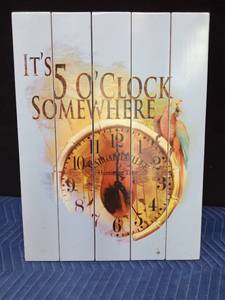 Its 5 Oclock Somewhere wood sign