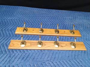 2 Coat wall racks with goose head & Neck for hooks
