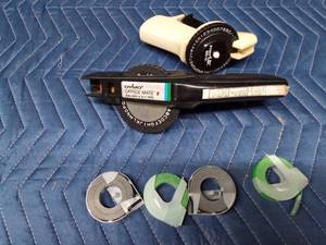 2 Label makers with rolls of labels - WORK