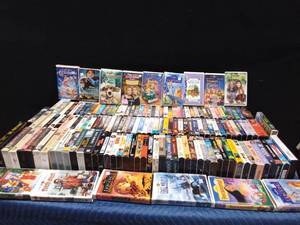 Over 150 VHS tapes