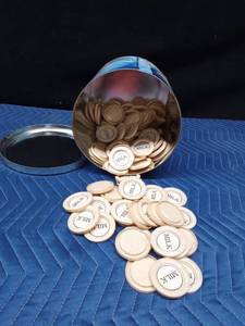 Vintage milk bottle tops