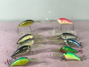 Lot of 10 Norman Fishing Lures