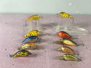 Lot of 10 Norman Fishing Lures