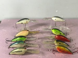 Lot of 10 Norman Fishing Lures