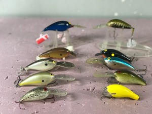 Lot of 10 Norman Fishing Lures