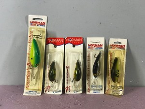 Lot of 5 Norman Fishing Lures in Original Packages