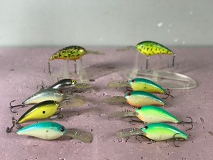 Lot of 10 Norman Fishing Lures