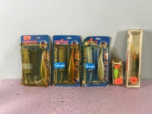 Lot of 5 Norman Fishing Lures in Original Packages