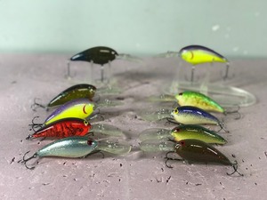 Lot of 10 Norman Fishing Lures